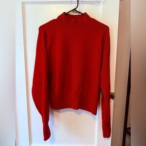 & Other Stories Red Turtleneck Sweater
